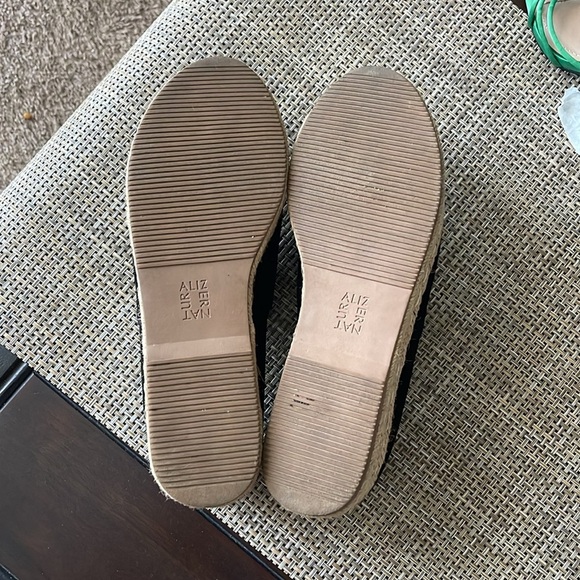 Naturalizer Thea 3 Platform Slip On Espadrilles Black Shoes - Picture 8 of 8